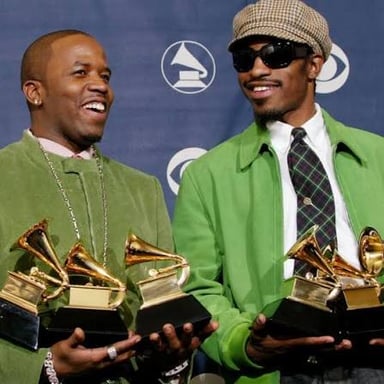 OutKast, the hip-hop duo behind the song “Hey Ya!” and its “ice cold” lyric.