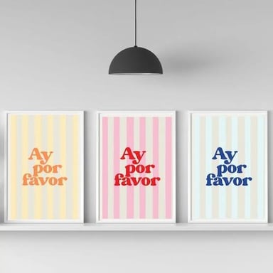 The Spanish expression “por favor,” meaning “please.”