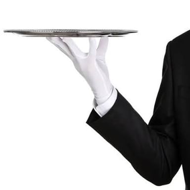 Soft gloves suggesting the idiom of treating someone with exceptional care.