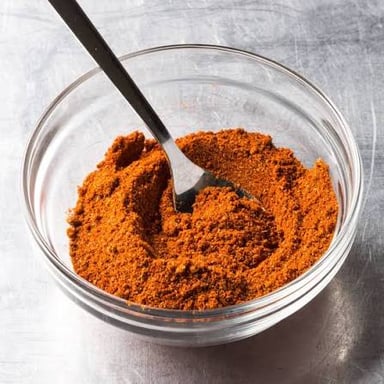 A bowl of ras el hanout, a North African spice blend.