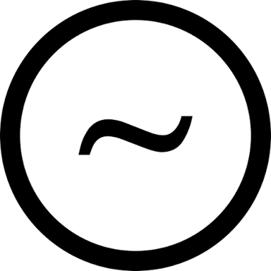 A simple illustration representing approximation or an uncertain amount