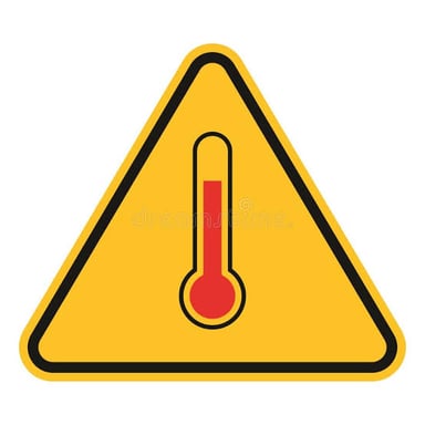 A warning sign representing a dangerous situation