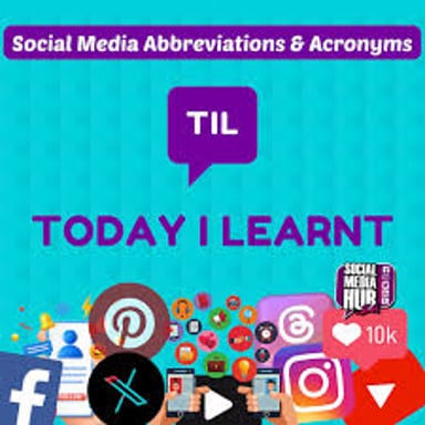 An example-style social post beginning with TIL and sharing a newly learned fact.