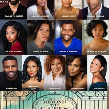 Actors on a set representing a daytime television drama.