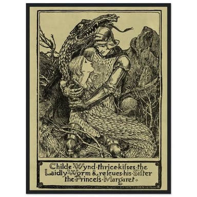 A storybook-style scene depicting a distant historical era