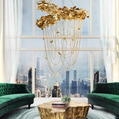 A striking interior design feature that could give a space a wow factor.