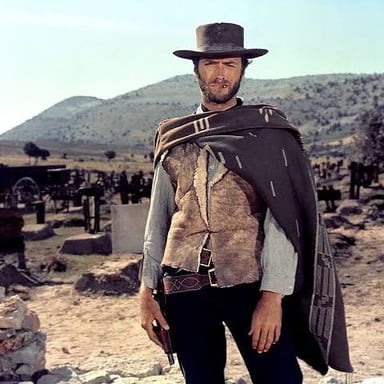 A lone cowboy separated from a group
