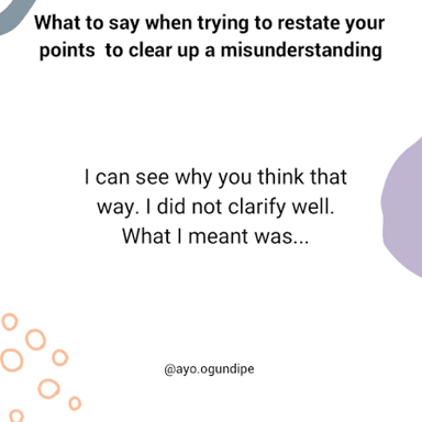 Two people in conversation, with one indicating that no more needs to be said.