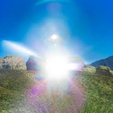 A landscape in bright daylight, evoking the phrase “clear as day.”