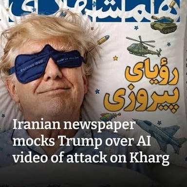 Front page of the Iranian newspaper Hamshahri