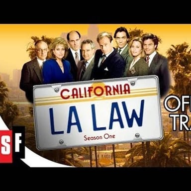 Promotional image for the NBC television series L.A. Law