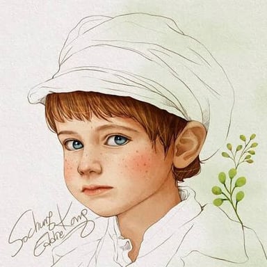 An illustration of the young Oliver Twist