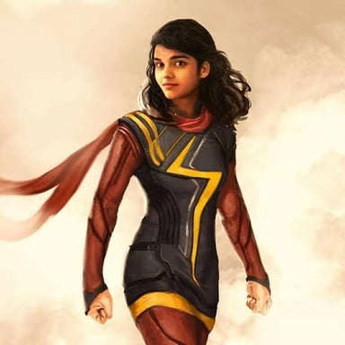 Actor Iman Vellani, who portrays Kamala Khan in Ms. Marvel.