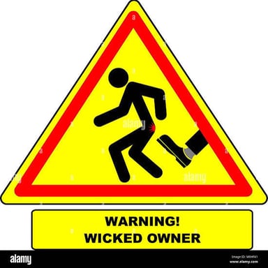 A symbolic illustration of harmful intent.