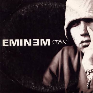 Artwork associated with Eminem’s 2000 song “Stan.”