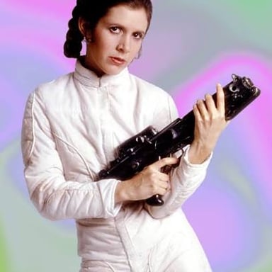 Princess Leia, the Star Wars character portrayed by Carrie Fisher