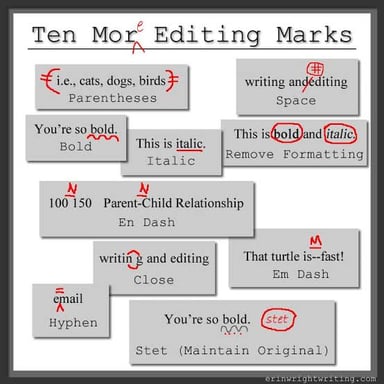 A proofreading mark indicating that marked text should remain unchanged.