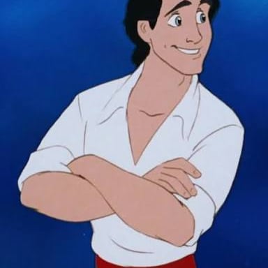 Prince Eric from Disney’s The Little Mermaid.