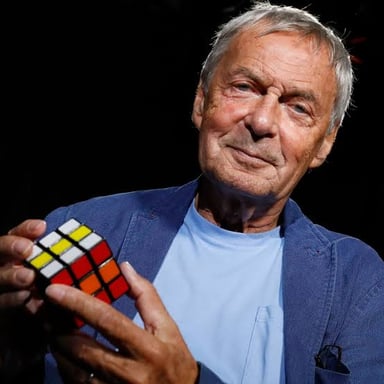 Ernő Rubik, the Hungarian inventor associated with the Rubik’s Cube.