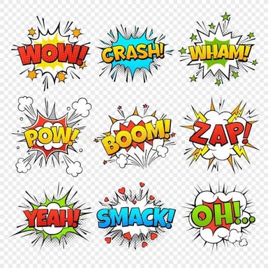 A speech bubble conveying a cheeky, bold comeback