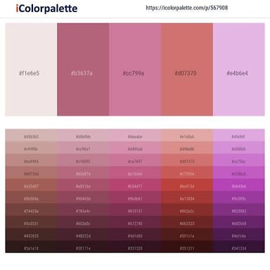A muted reddish-purple color swatch representing puce.