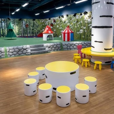 A children’s play area inside an IKEA store, known as Småland.