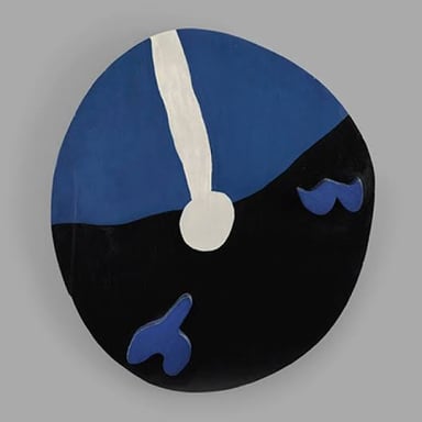 Abstract work by Jean Arp, the artist associated with Dada.
