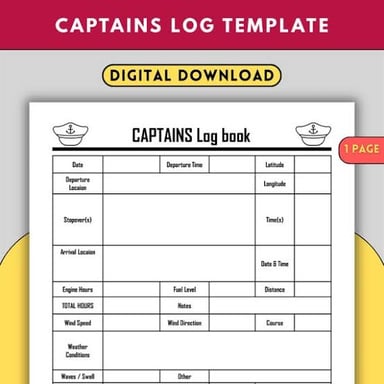 An open logbook with handwritten daily entries.