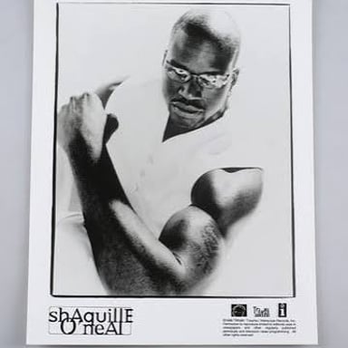 Shaquille O’Neal, the former NBA star also known for his hip-hop recordings.