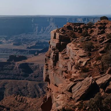 A broad, expansive canyon landscape.
