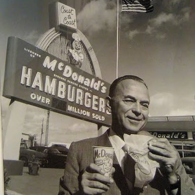 Ray Kroc in a portrait associated with McDonald’s