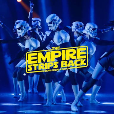 A short comic performance on a variety-show stage.