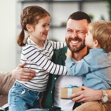 A father spending time with his child.