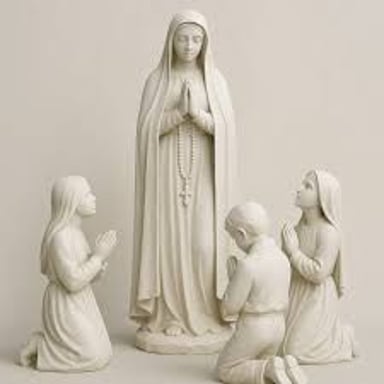 A statue used as an object of religious worship.