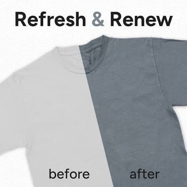 Fabric shown in a brighter color beside a faded, grayish version.