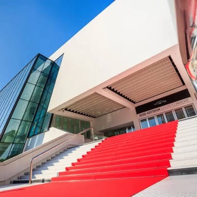The Palais des Festivals in Cannes, venue for the Cannes Film Festival.