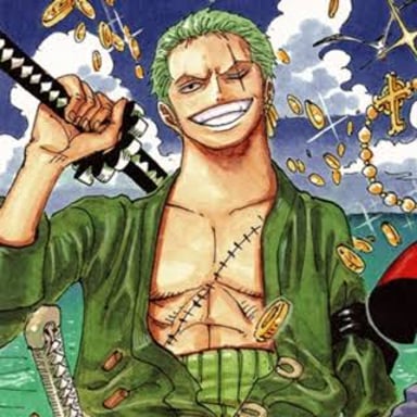 Characters from the animated series One Piece.