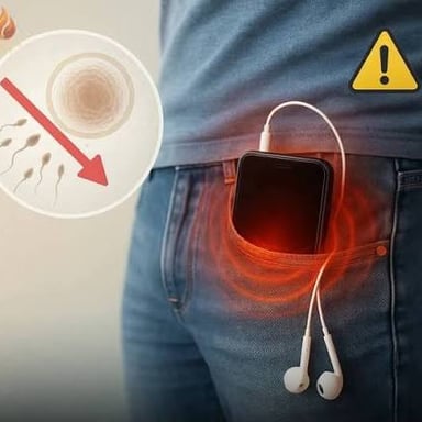 A smartphone in a pocket, illustrating an accidental pocket dial.