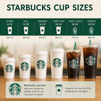 A Starbucks drink labeled Tall, the chain’s 12-ounce size.