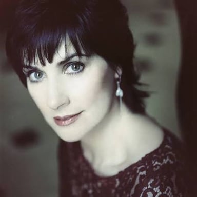 A portrait of Irish singer Enya.