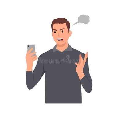 Illustration representing a person telling a lie.