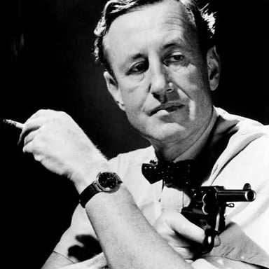 A portrait of author Ian Fleming