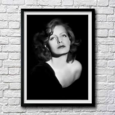 Portrait of actress Greta Garbo