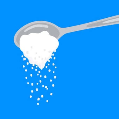A teaspoon with just a small amount of liquid, suggesting a wee bit.