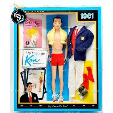 A Ken fashion doll, the companion character to Barbie.