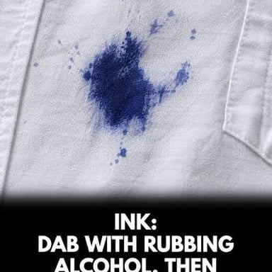 A person gently dabbing a stain with a cloth.