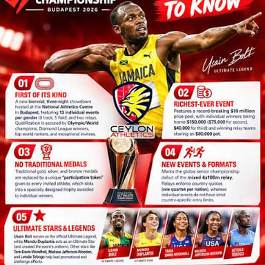 Top-level athletes competing in a high-level sporting event.
