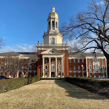 Baylor University's campus in Waco, Texas.