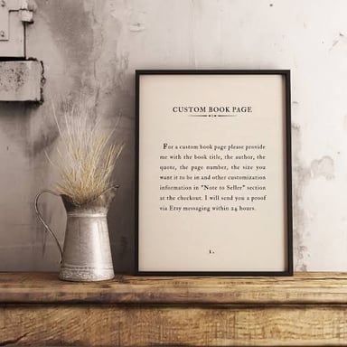 A page displaying a short proverb or saying.