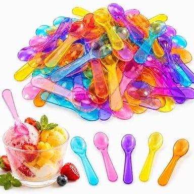 A small spoonful of food served as a sample to taste.